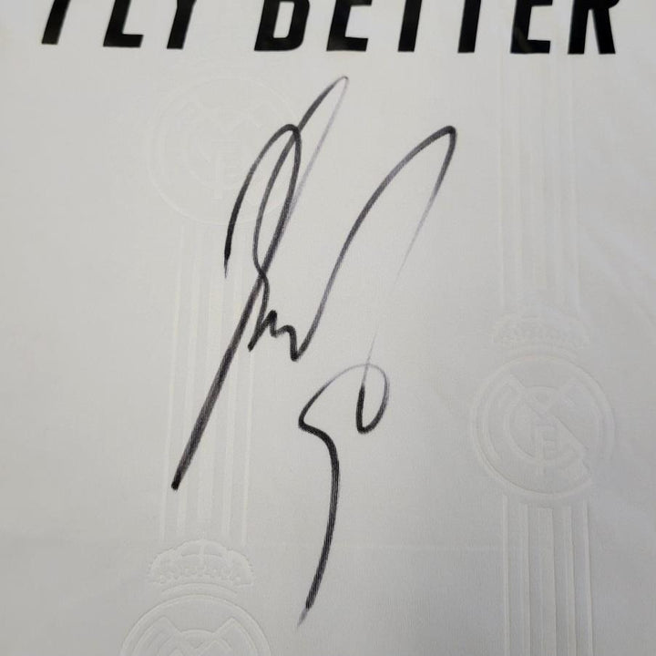 Karim Benzema signed Real Madrid Polo Jersey Size XL autograph (B) Beckett BAS