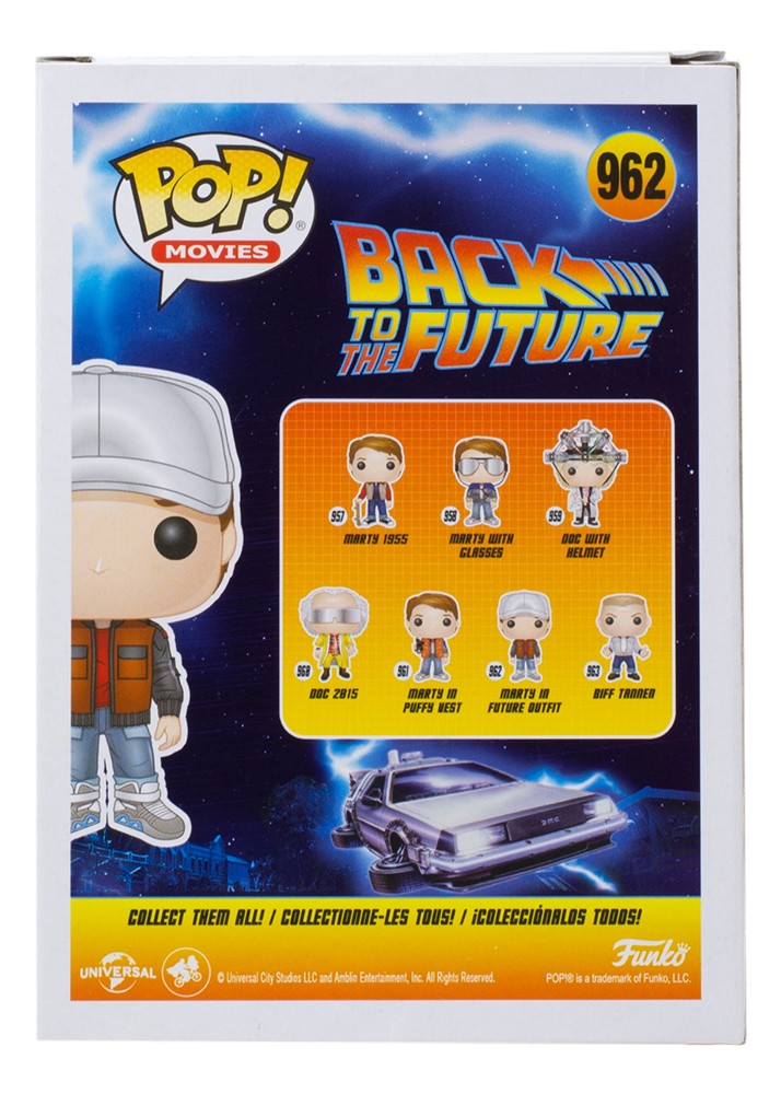 Michael J. Fox Signed Back To The Future Funko Pop #962 BAS