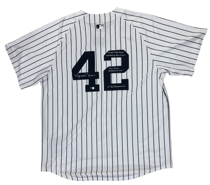 Mariano Rivera Yankees #42 Signed Nike Jersey Men Walked On Moon Auto Steiner