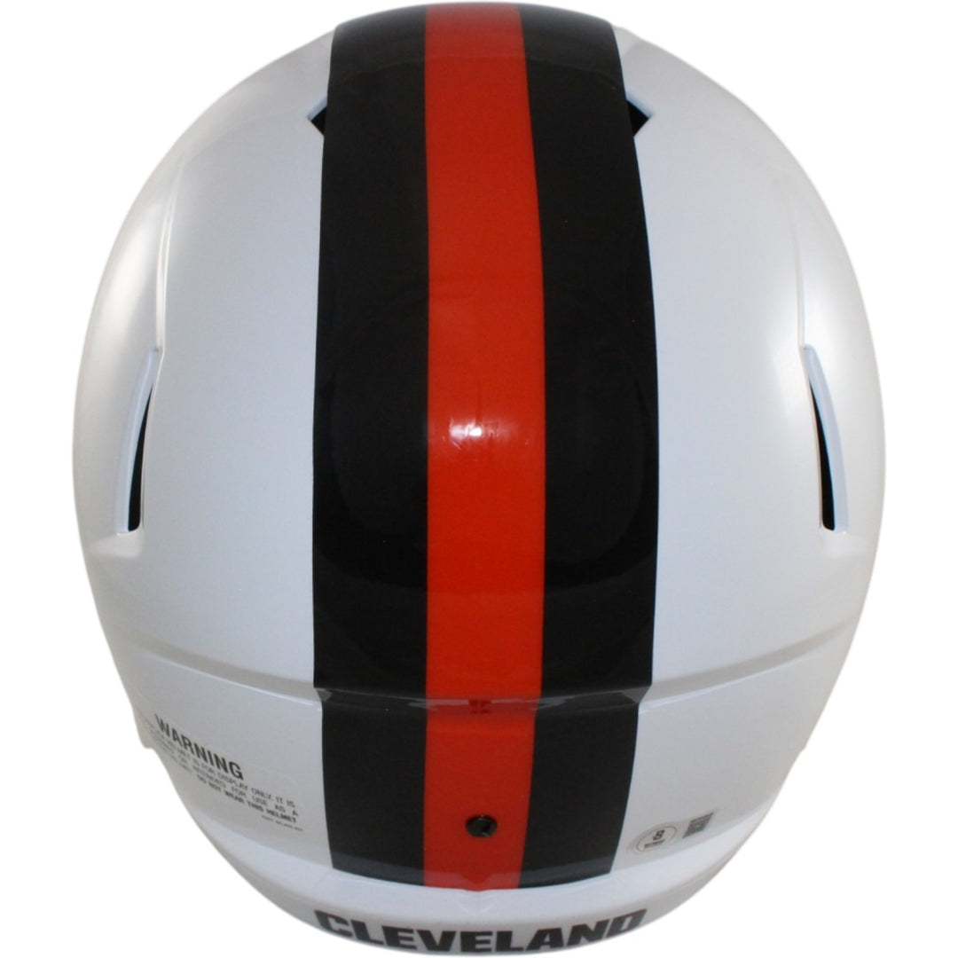 Quinshon Judkins Autographed Cleveland Browns F/S 23 Alt Helmet Beckett W 55260