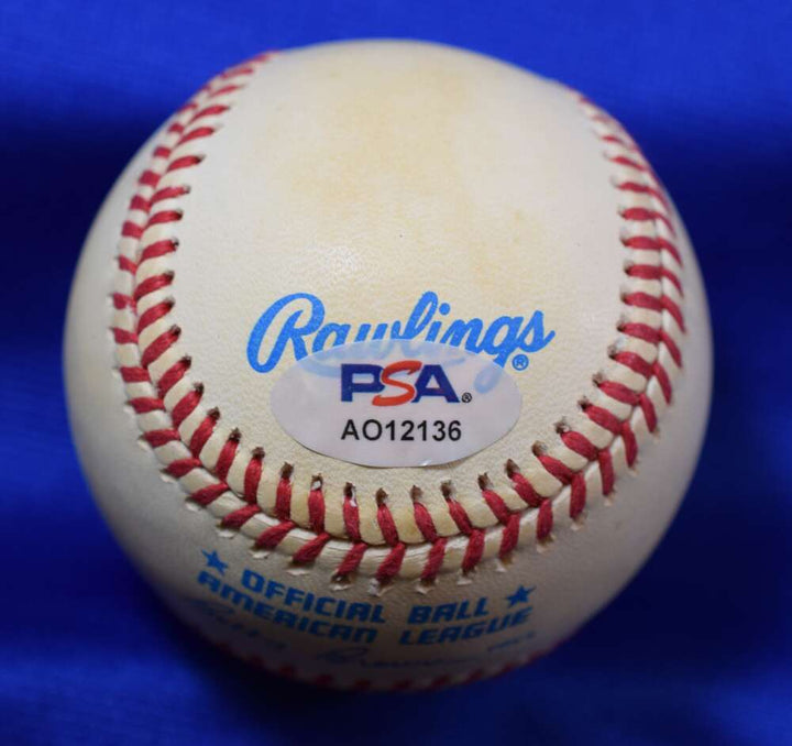 Frank Thomas PSA DNA COA Autograph American League OAL Signed Baseball