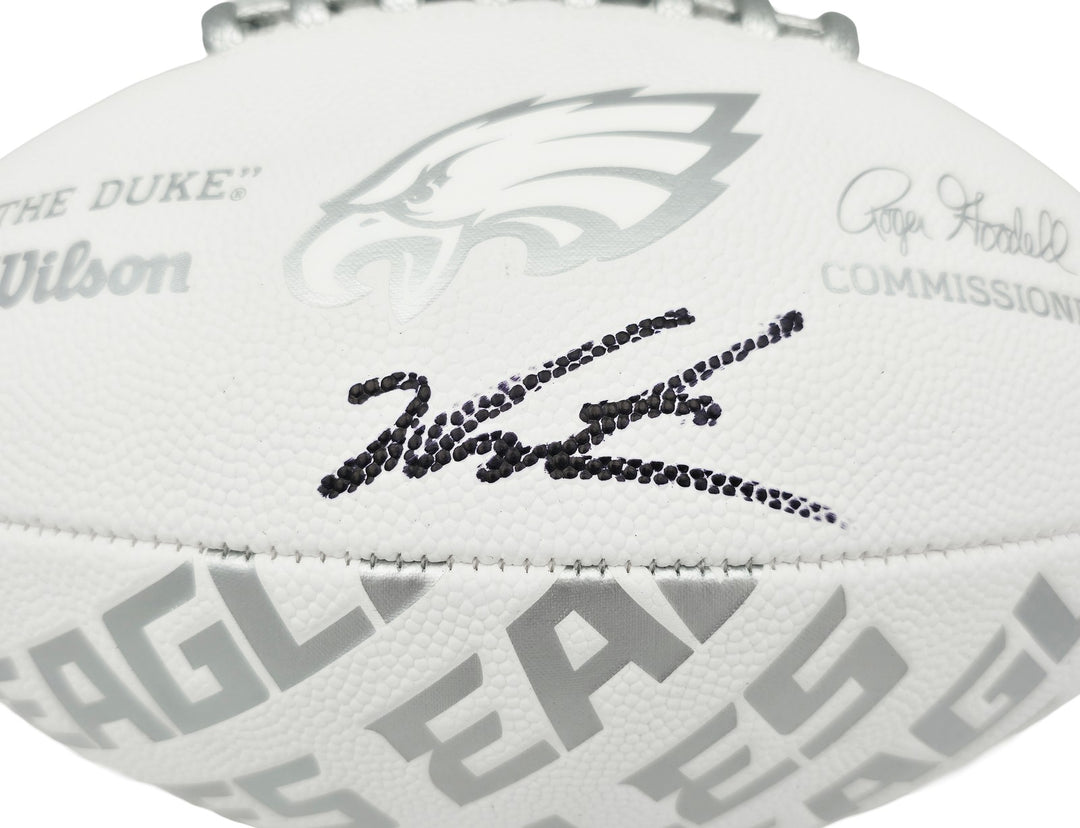 Jalen Carter Signed Philadelphia Eagles NFL Team Series Football JSA Witness