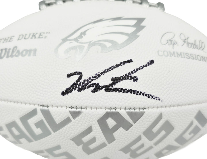 Jalen Carter Signed Philadelphia Eagles NFL Team Series Football JSA Witness