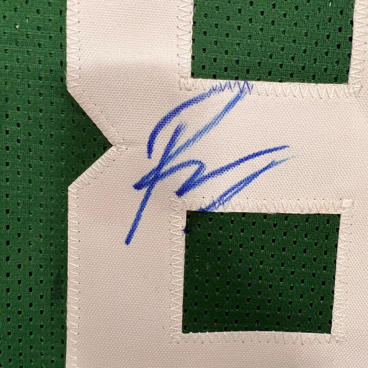 Kristaps Porzingis Signed Jersey PSA Boston Celtics Autographed