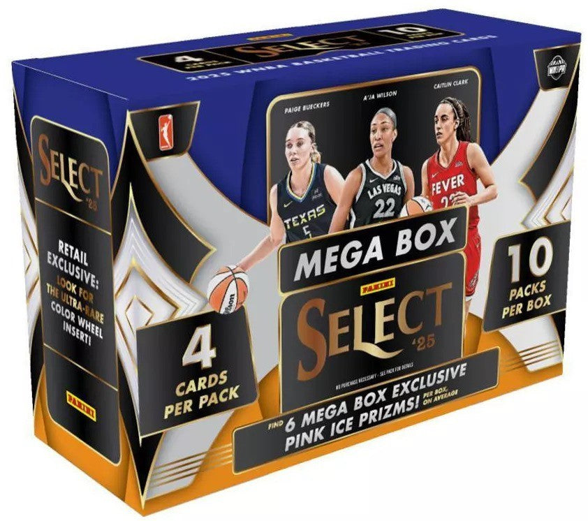 2025 Select WNBA Basketball Mega Box- 10PK/4CPP/40CPB - New/Factory Sealed