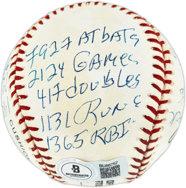 Orlando Cepeda Auto NL Statball Baseball Giants 16 Inscriptions #/1000 Beckett
