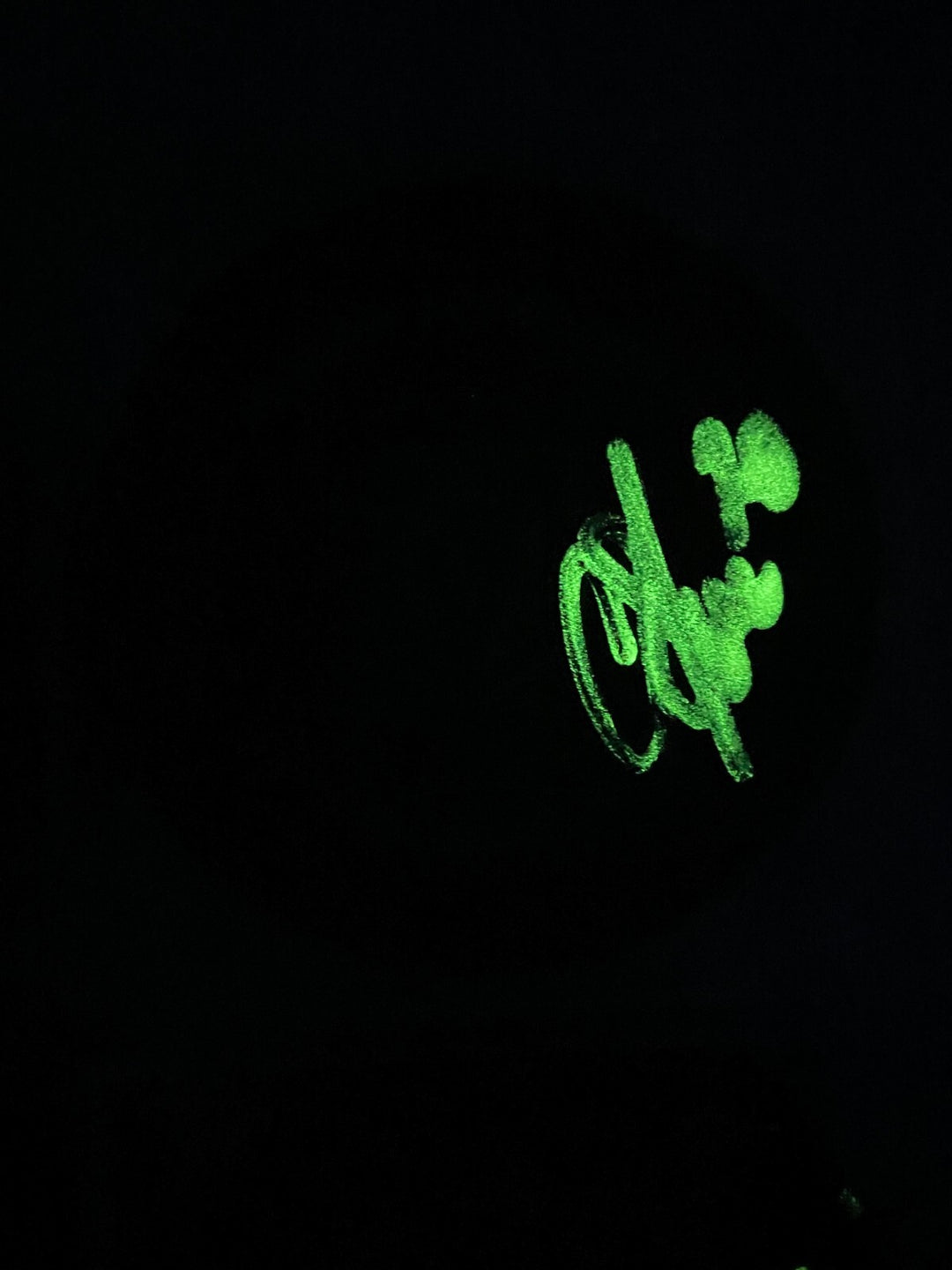 Chandler Stephenson Signed Vegas Golden Knights Retro Glow in the Dark Puck COA