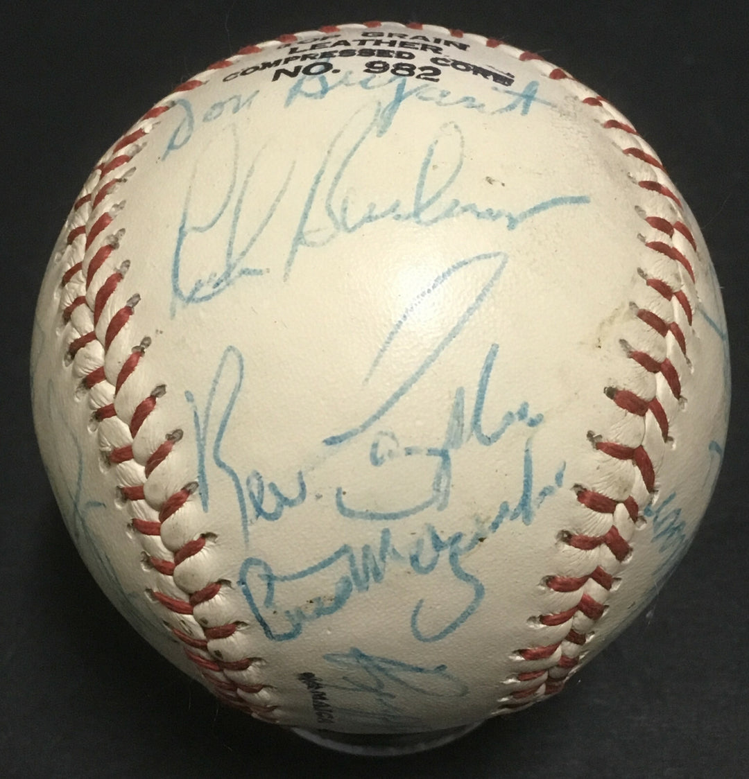 1979 Mariners Red Sox signed baseball 14 auto Bill Mazeroski Jonny Pesky COA
