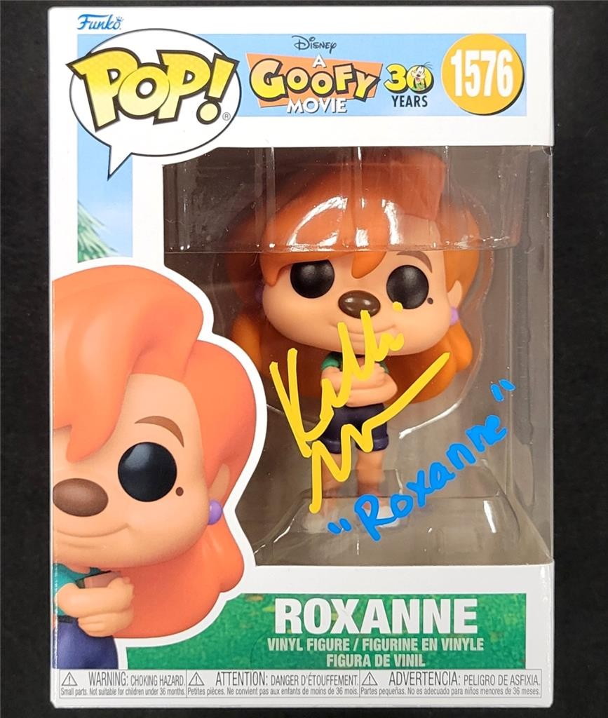 Kellie Martin signed "Roxanne" Funko Pop! 1576 autograph Goofy Movie Beckett BAS
