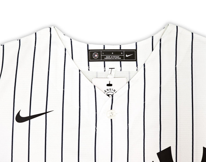 Yankees Anthony Volpe Auto White Nike Jersey Size L MLB Debut 3-30-23 Fanatics
