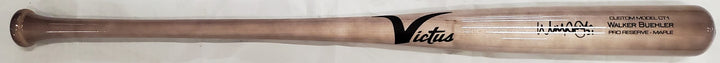 Walker Buehler Signed Blonde Victus Game Model Bat Dodgers, Red Sox Beckett QR