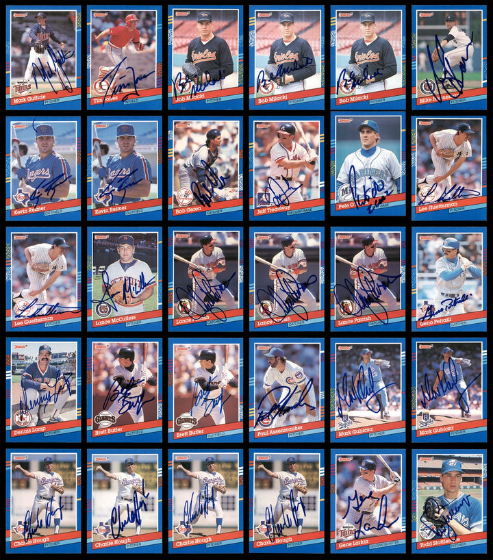 1991 Donruss Baseball Autographed Signed Cards Lot Of 318