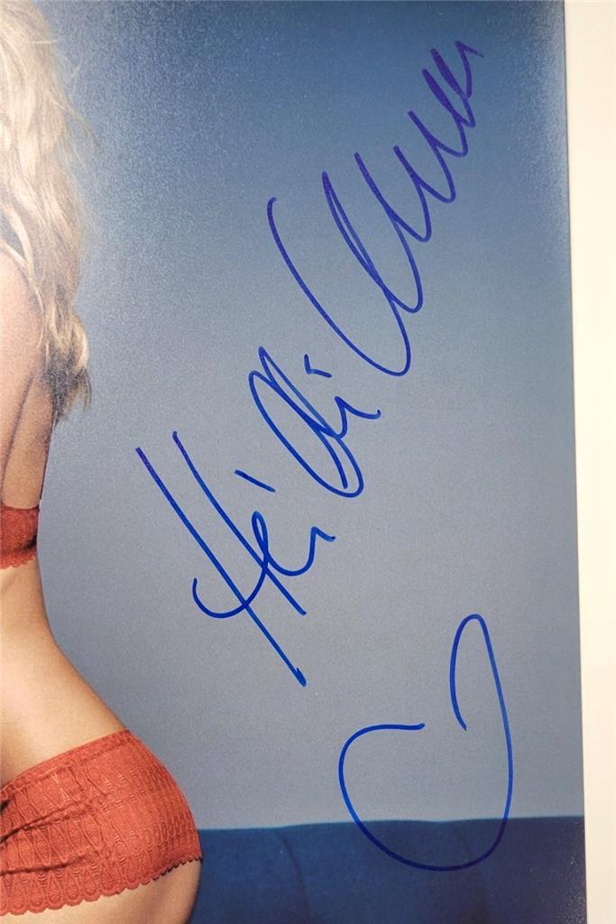 Heidi Klum signed 11x14 photo SI Victoria's Secret model autograph ~ Beckett BAS