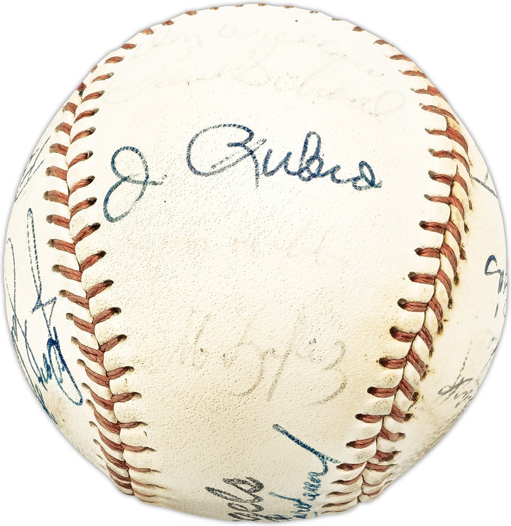 1967 California Angels Team Signed Official Angels Logo With 25 Sigs Baseball