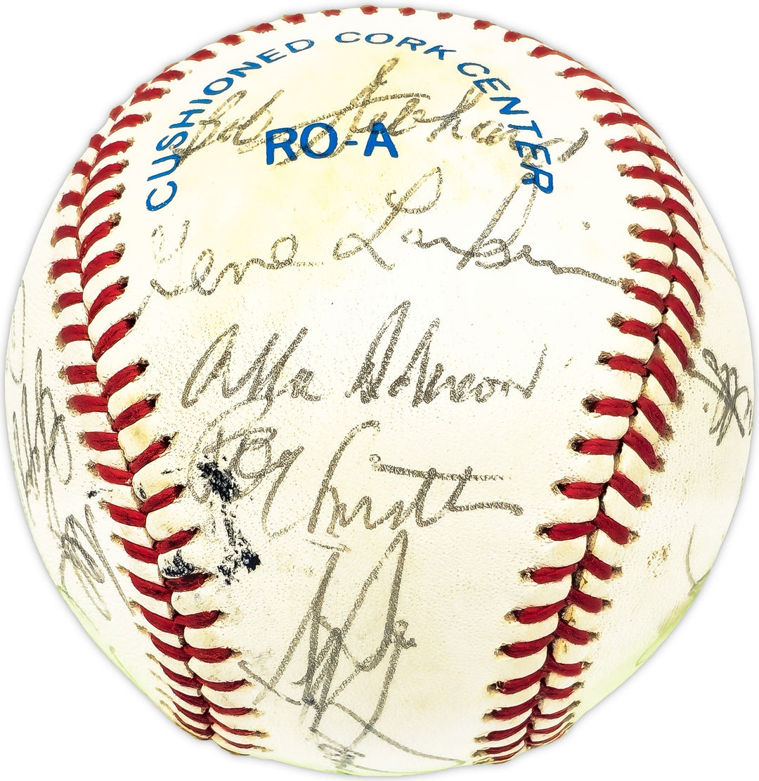 1984 Twins Team Signed Signed AL Baseball 22 Sigs Kirby Puckett Beckett #AD78203