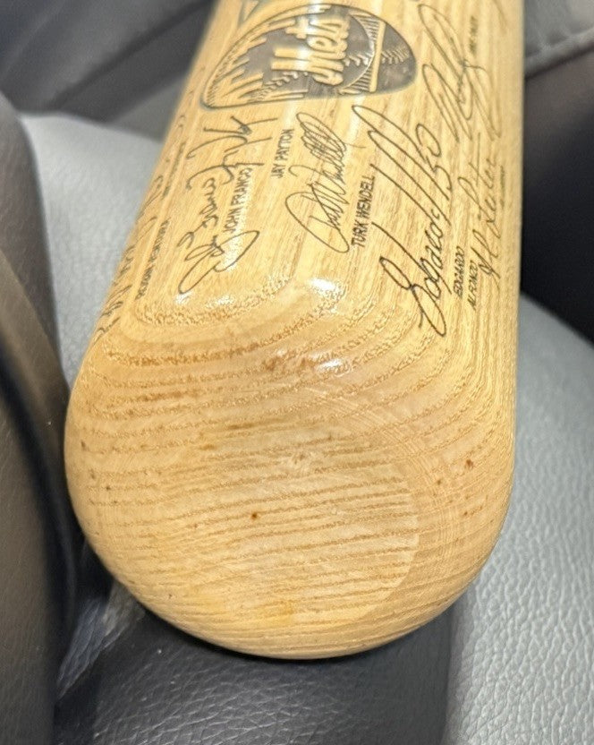 Ny Yankees Vs Mets Subway World Series 2000 BASEBALL ENGRAVED Bat Jeter Piazza