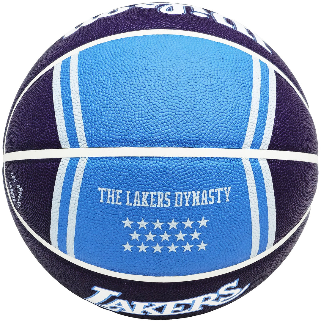 Shaquille O'Neal Signed Purple City Edition Basketball Lakers Beckett Witness