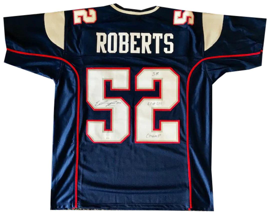 Elandon Roberts Autographed "SB LI & LIII Champ" New England Patriots Jersey (JS