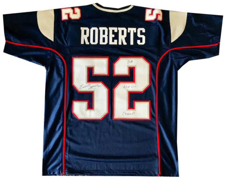 Elandon Roberts Autographed "SB LI & LIII Champ" New England Patriots Jersey (JS
