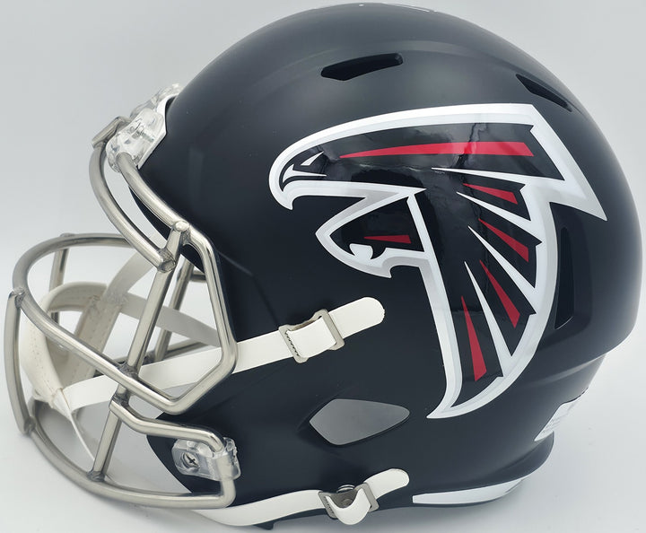 Michael Penix Jr Auto Falcons 2020 Alternate Black Full Size Rep Helmet Beckett