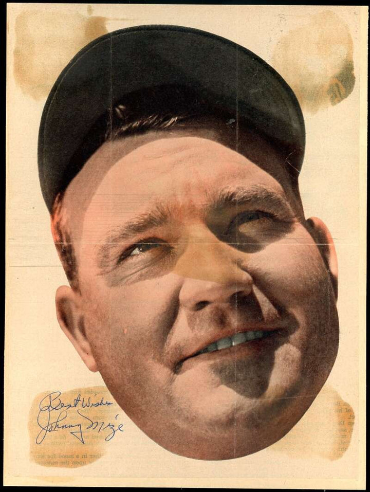 Ken Boyer Johnny Mize PSA DNA Signed 8x10 Photo Autograph Cardinals