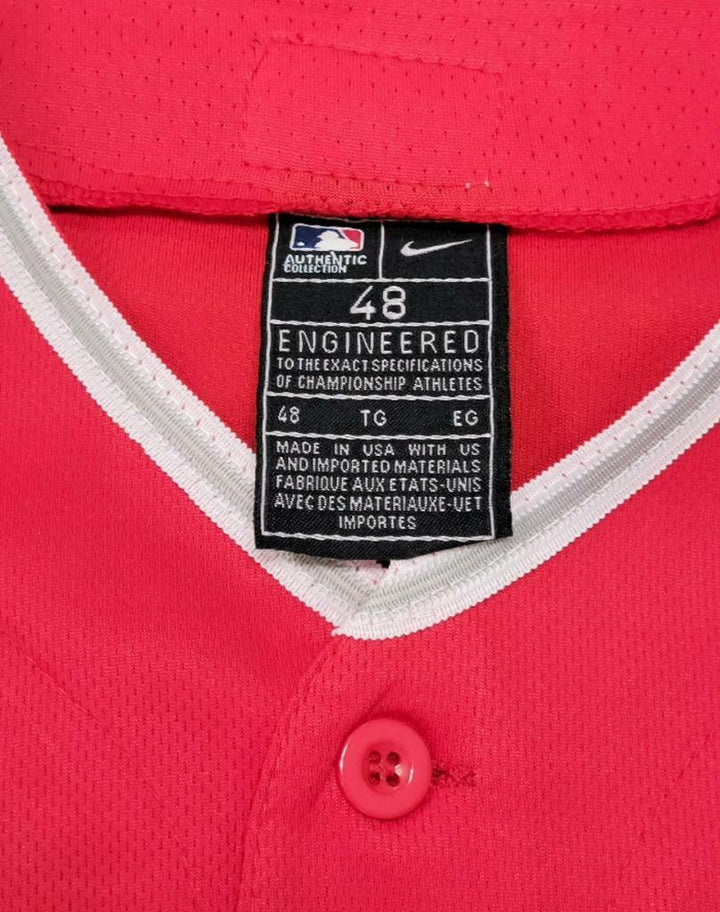 Jared Walsh signed Red Los Angeles Angels Jersey autograph ~ BAS Beckett Witness