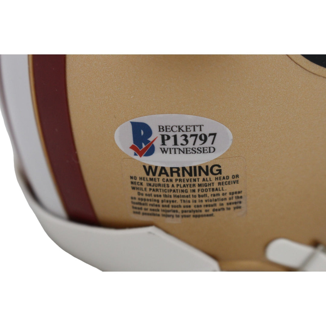 Patrick Willis Signed San Francisco 49ers VSR4 Mini Helmet Beckett 46060