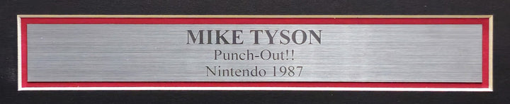 Mike Tyson Signed 16x20 Nintendo Punch-Out!! Photo With NES Controller BAS QR