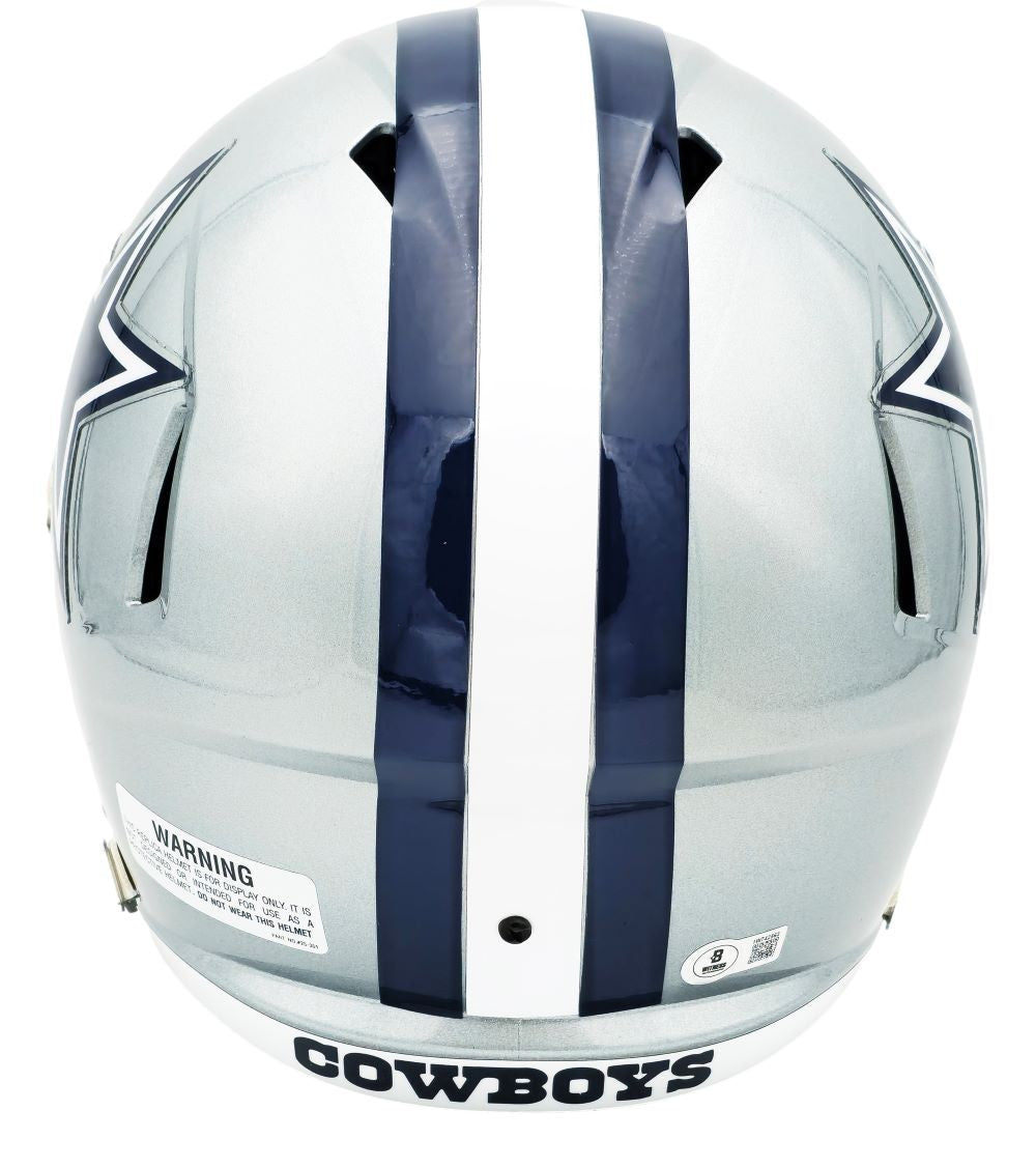 Dez Bryant Signed Dallas Cowboys Full Size Speed Replica Helmet BAS
