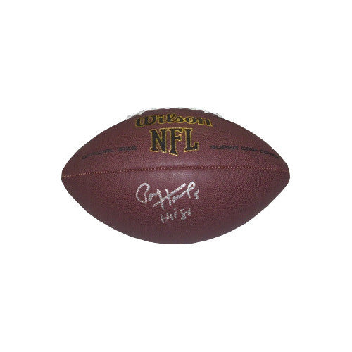 Paul Hornung signed NFL Wilson Rep Football w/ #5 & HOF 86 - PSA Holo (Packers)