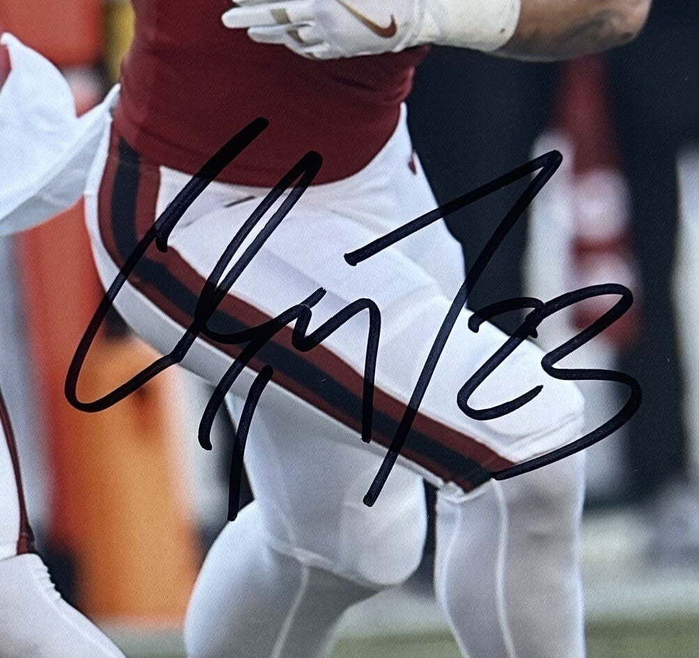 Brock Purdy Samuel McCaffrey Signed 16x20 Framed Photo 49ers Auto Fanatics COA