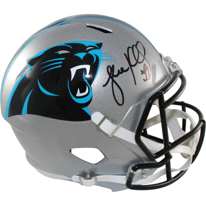 Luke Kuechly Autographed Carolina Panthers F/S Helmet Beckett Witness 56868