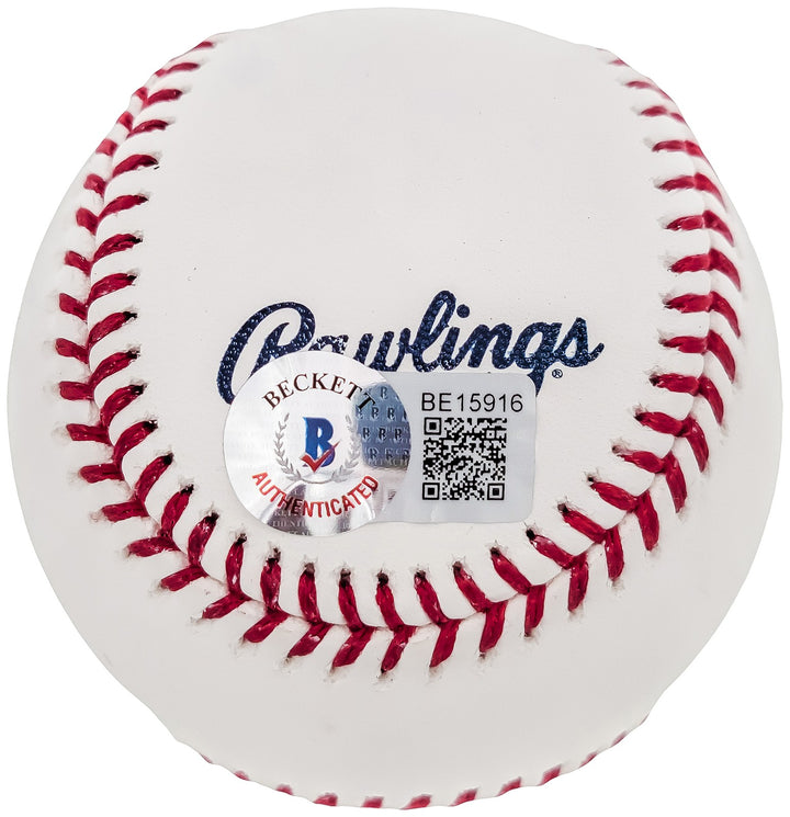 Vladimir Guerrero Sr. Signed Official HOF Logo Baseball Montreal Expos Beckett
