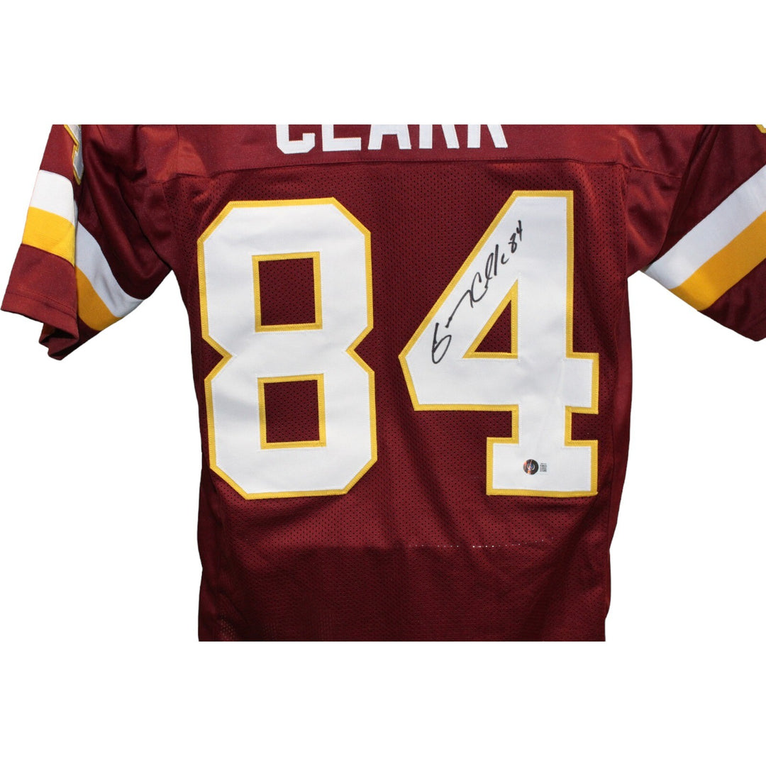 Gary Clark Autographed/Signed Pro Style Red Jersey Beckett 42609