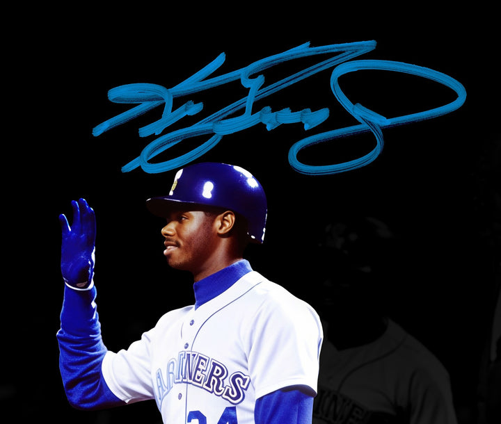 Ken Griffey Jr. & Sr. Signed 8x10 Photo Mariners Back To Back Home Runs HR
