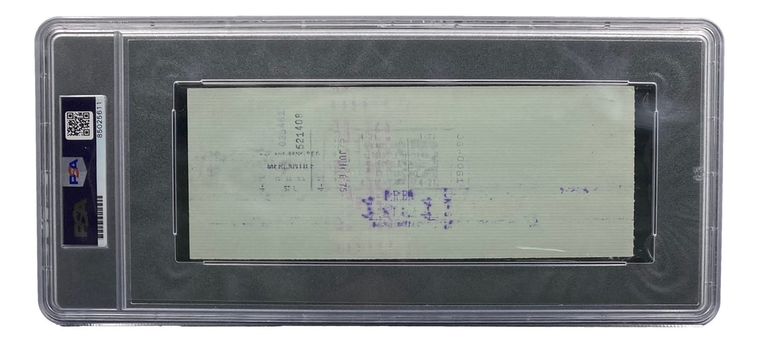 Stan Musial St. Louis Cardinals Signed  Bank Check PSA/DNA 85025611