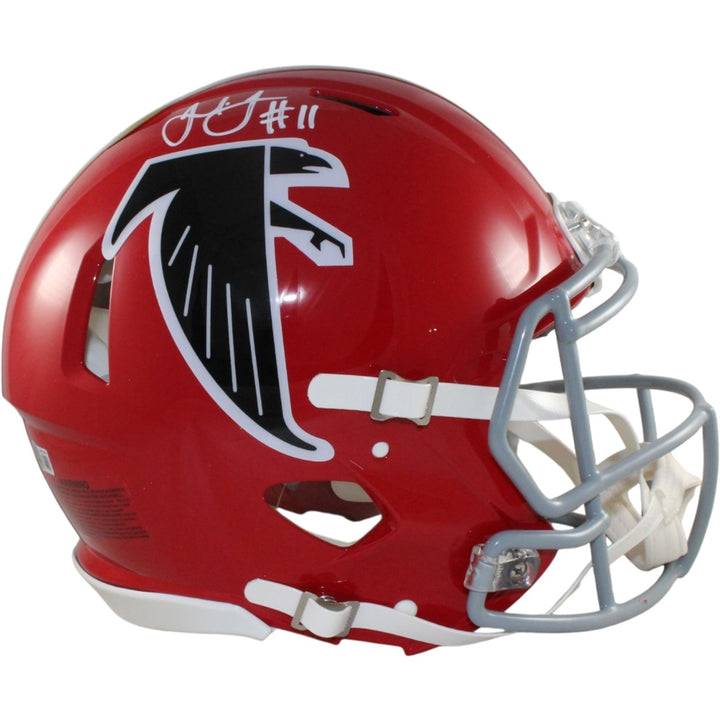 Julio Jones Autographed Atlanta Falcons Authentic TB Helmet Beckett WIT 56455