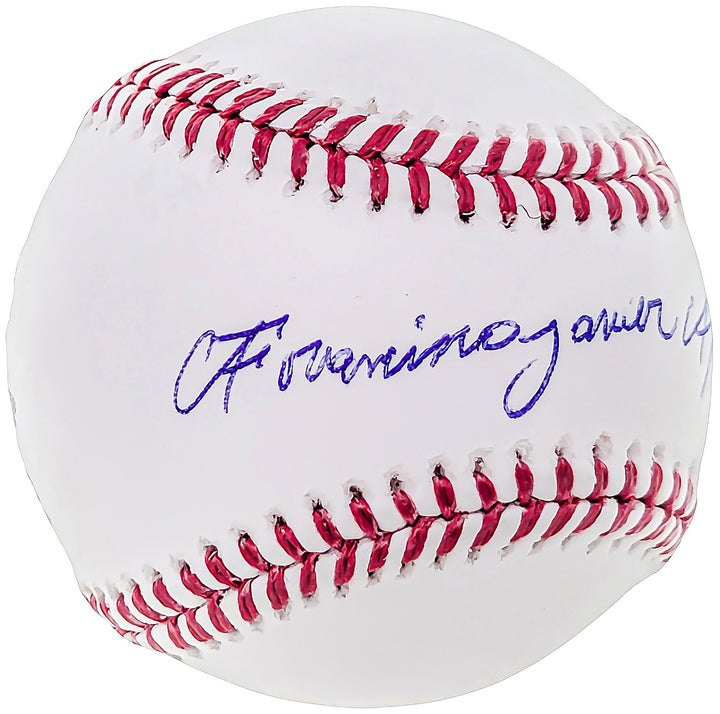 Francisco Alvarez Auto Signed MLB Baseball New York Mets Full Name Beckett Wit