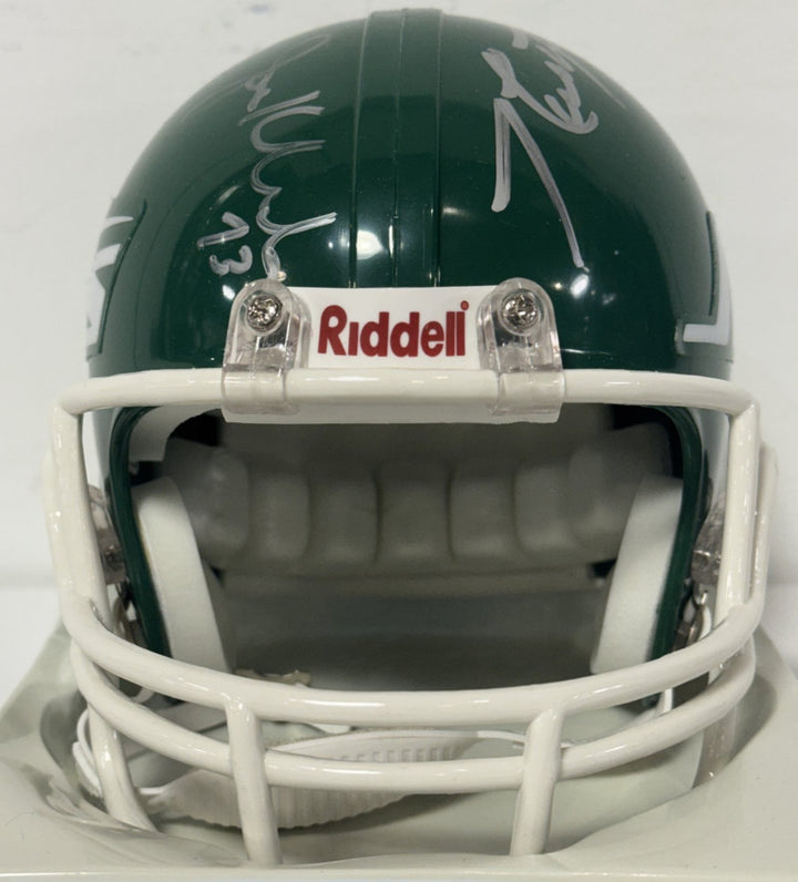 NY Sack Exchange Signed Mini Helmet 4 Auto Steiner COA Klecko Salaam Gastineau