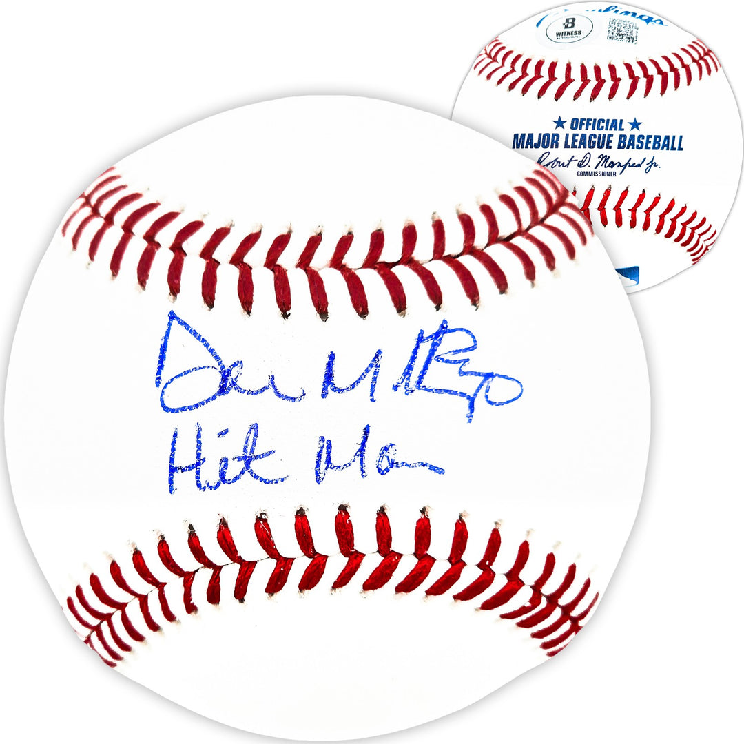 Don Mattingly Auto Signed MLB Baseball New York Yankees "Hit Man" Beckett Wit