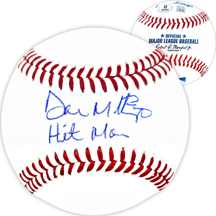 Don Mattingly Auto Signed MLB Baseball New York Yankees "Hit Man" Beckett Wit