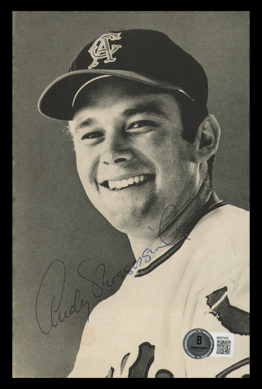 Andy Messersmith Signed 5x7.5 Magazine Page California Angels Beckett #BM37452