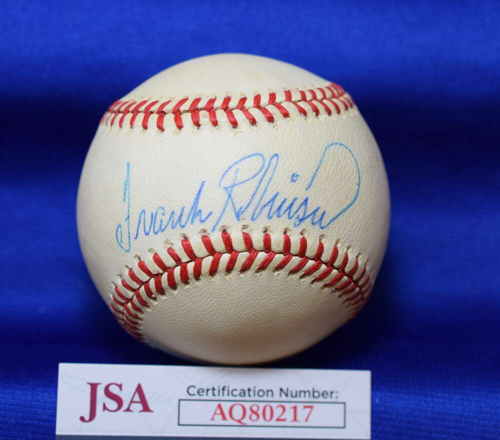 Frank Robinson JSA Cert Signed National League ONL Autograph Baseball 1