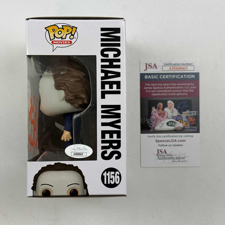 Autographed/Signed Nick Castle Michael Myers Halloween Funko #1156 JSA COA