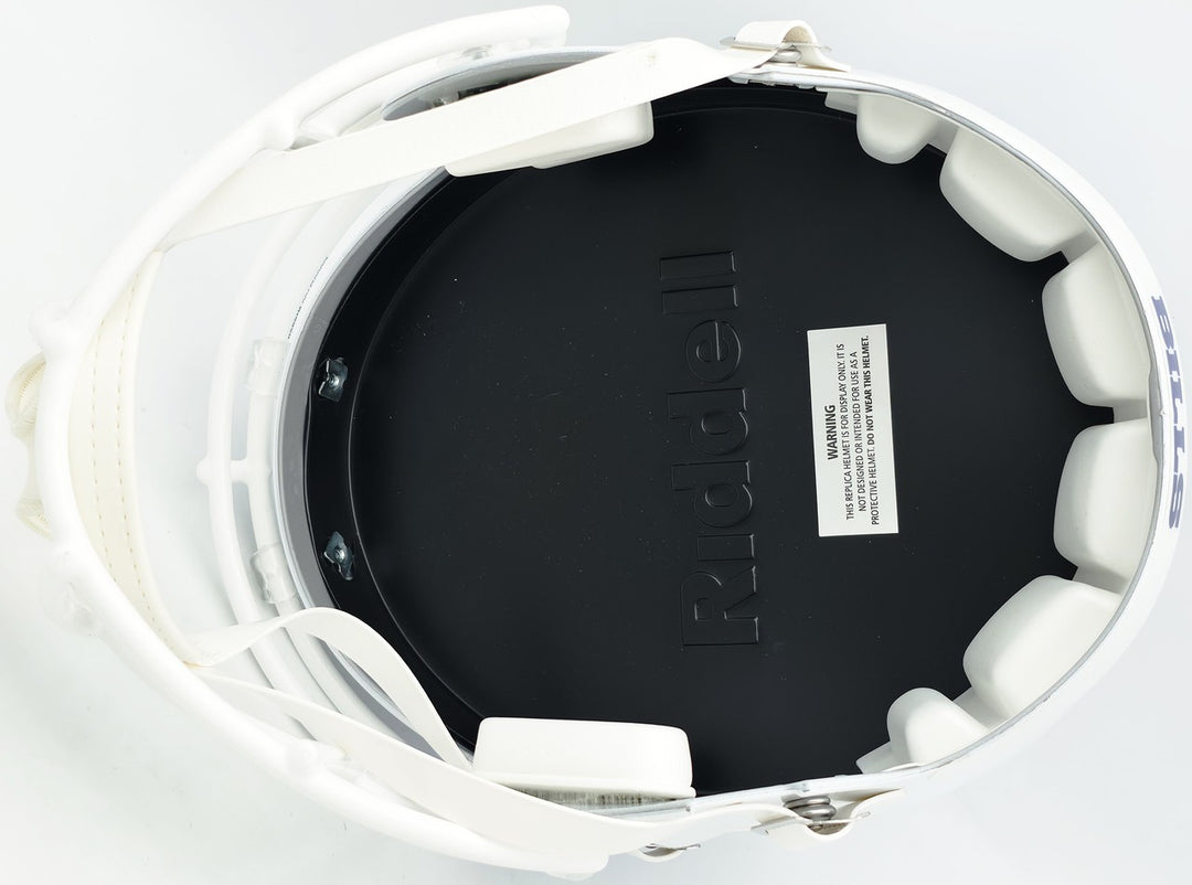 Jim Kelly, Thomas & Reed Auto Bills Rivalries White Full Size Replica Spd Helmet