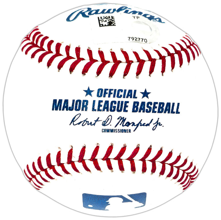 Jasson Dominguez Signed MLB Baseball New York Yankees Fanatics and MLB Holo