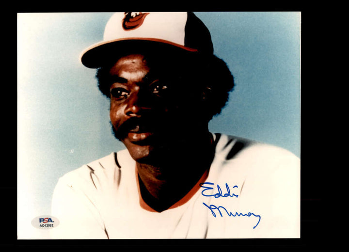 Eddie Murray PSA DNA Signed 8x10 Photo Autograph Orioles