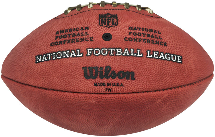 Brian Urlacher Signed Chicago Bears NFL Leather Chicago Bears Logo Football
