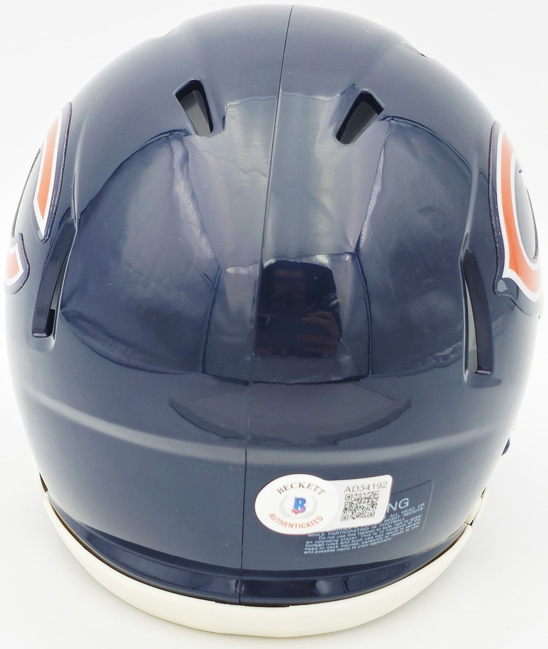 Chevy Chase Auto Bears Blue Speed Mini Helmet Christmas Vacation Logo Beckett