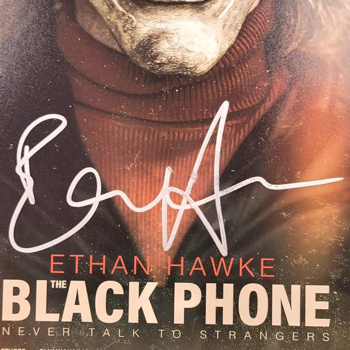 Ethan Hawke signed The Black Phone 12x18 photo poster autograph (A) Beckett BAS
